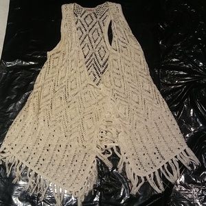 Off-White Knitted Vest
